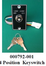 Dor-O-Matic 4 Position Key Switch