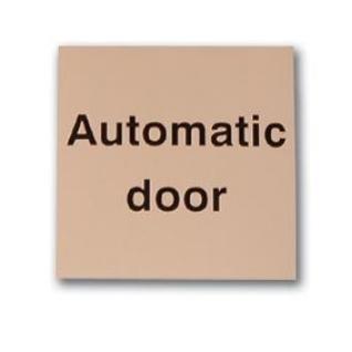 Automatic Door Sign